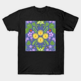 Dandelion flowers pattern. T-Shirt